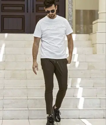 1PIU1UGUALE3 RELAX 우노피우노 스트레치 슬랙스 남성용