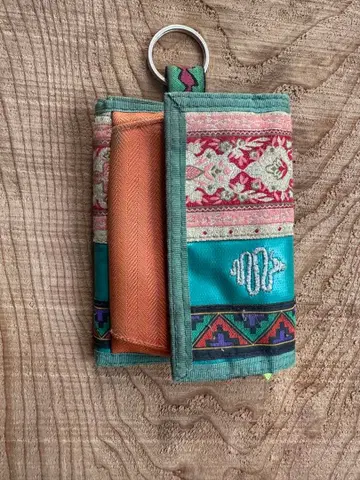 [ALDIES] [알디즈] 멀티 컬러 미니 지갑 나일론 패브릭 소재