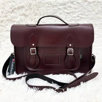 새상품 Zatchels 사첼백 14.5인치 MARSARA RED