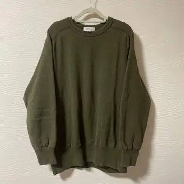 HYKE 하이크 맨투맨 카키 M