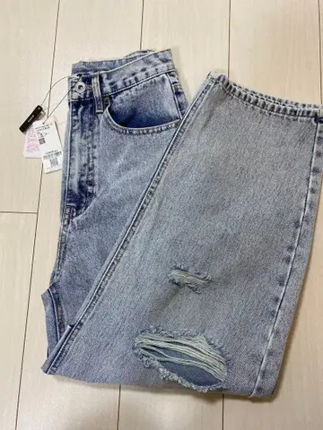 택 포함 새상품 COCA 데미지 데님