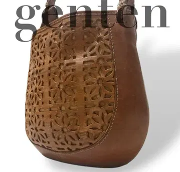 겐텐 숄더백 컷워크 가죽 사선 크로스