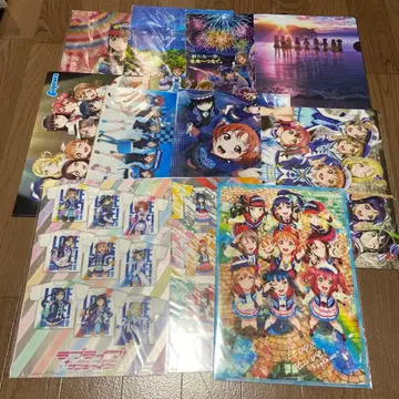 러브 라이브 선샤인 클리어 파일 묶음 판매