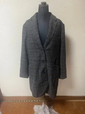 wordstride 체스터 코트 그레이 계열 체크