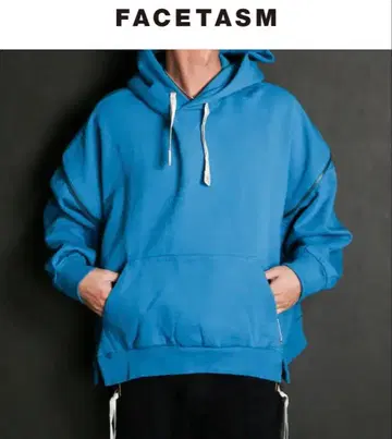 FACETASM 지퍼 후드티