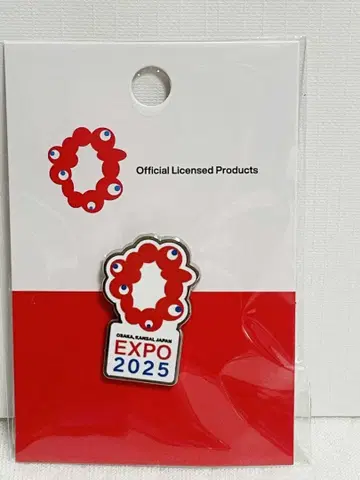 간사이 엑스포 2025 미야쿠미야쿠 공식 로고 마크 핀 배지 핀즈