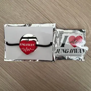 TREASURE 정환 머리끈 아크릴 배지