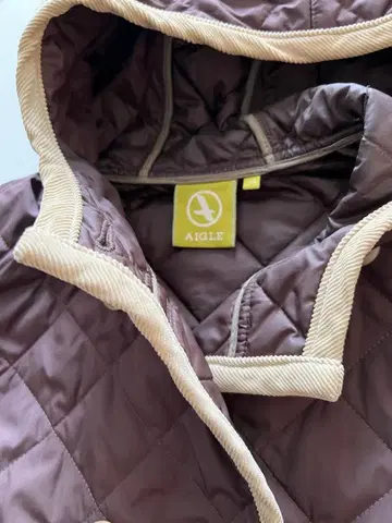 AIGLE 퀼팅 자켓 M 사이즈 브라운