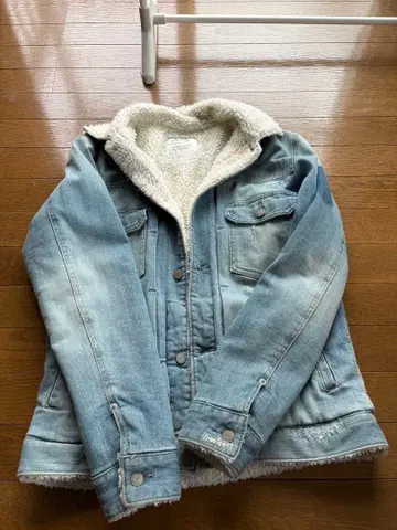 보아 라이트 블루 데님 자켓