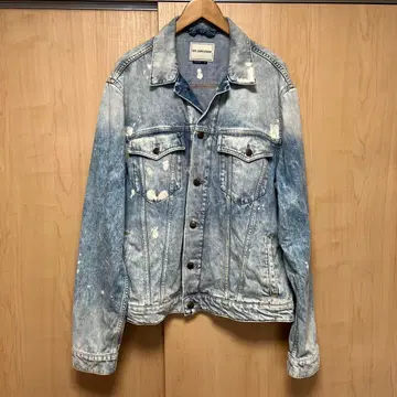 PEPE JEANS 블리치 가공 데님 자켓