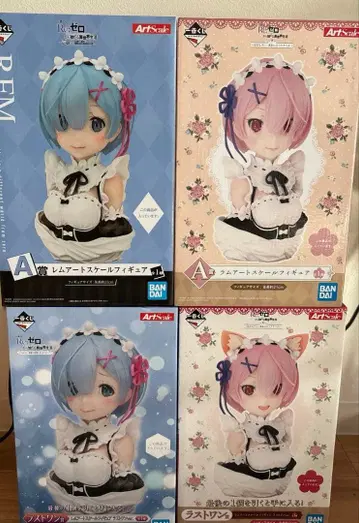 제일복권 아트 스케일 피규어 4체 세트