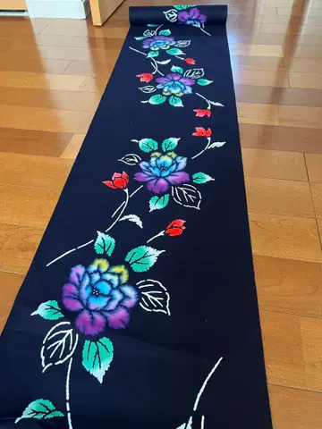 고급 도서 염색 세련된 유카타 면 100% 옷감