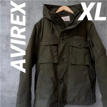 AVIREX LTD. 밀리터리 자켓 올리브 그린 카키 XL