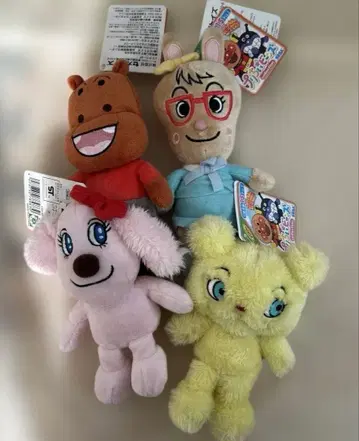 호빵맨 봉제 인형 미미선생 카바오쿠를 레어 치즈 미사용