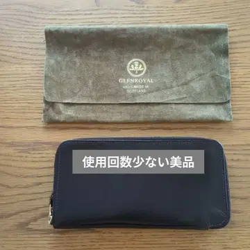 [ 사용 횟수 적음 ] GLENROYAL 글렌로얄 장지갑 라운드 지퍼