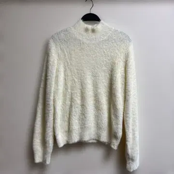 여성용 화이트 니트 F 사이즈