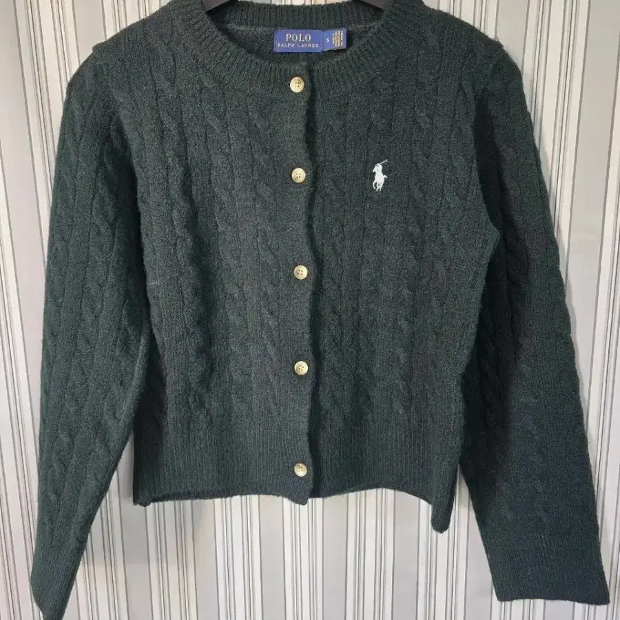 (XS) Polo Ralph Lauren Cable Knit Women's Cardigan Green