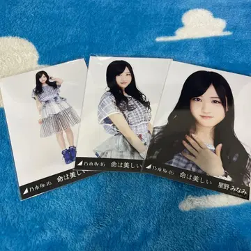 노기자카46 호시노 미나미 브로마이드 컴프 '생명은 아름다워'