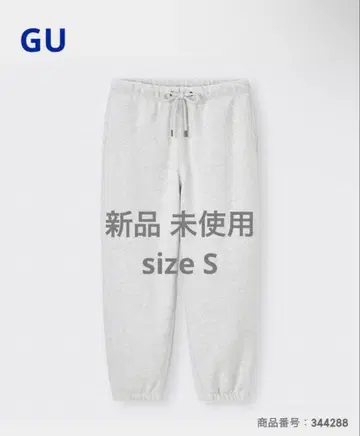 새상품 GU 헤비 웨이트 맨투맨 와이드 이지 팬츠 S