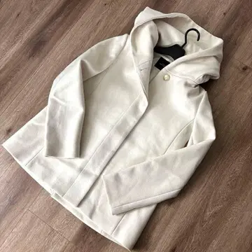 애로우즈 그린 라벨 릴랙싱 숄 후드 울 코트 40