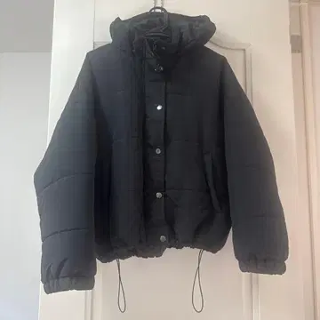 새상품급 다운 블랙 숏 기장