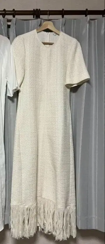 ZARA [ 트위드 프린지 원피스 ]