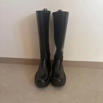 kastane 카스타네 블랙 롱 부츠 지퍼 포함