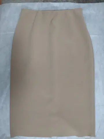 노리즈소피 인밴딩 펜슬 스커트 34 카멜베이지