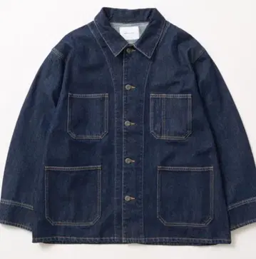 아메리칸 홀릭 데님 커버올 자켓 M