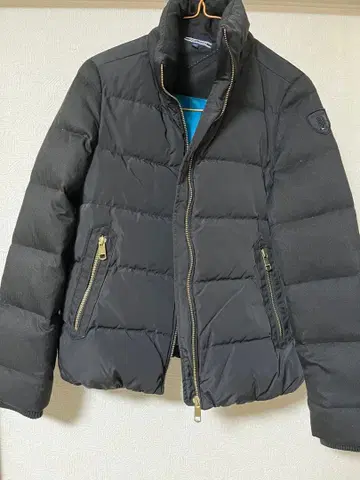 TOMMY HILFIGER 블랙 다운 자켓 XS