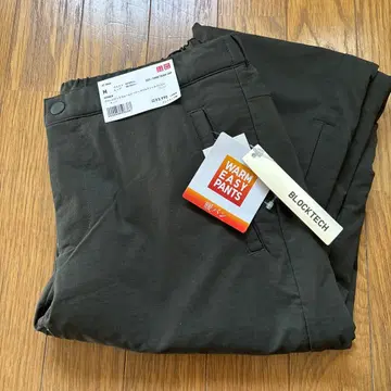 유니클로 블록 테크 웜 이지 슬림 핏 팬츠 M 웜 팬츠