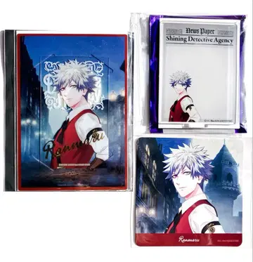 우타프리 란마루 비쥬얼 카드 아크릴 스탠드 메모 카드 특전