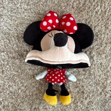 미니 마우스 후드 부착 봉제 인형 캡