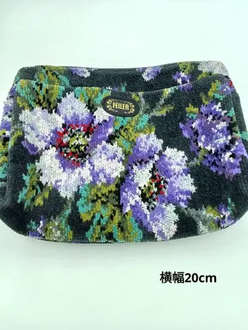 [ FELLER ] 플라워 무늬 파우치