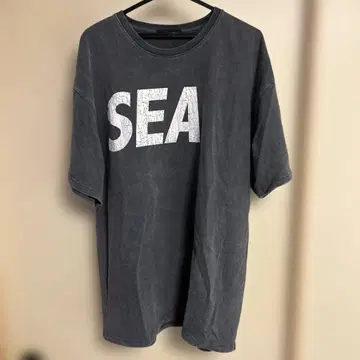 윈드앤씨 T셔츠 XL CHARCOAL_WHITE