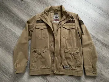 카키 밀리터리 자켓 독수리 자수