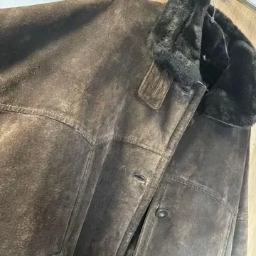 [ 천연 가죽 ] JONES NEW YORK 리얼 무스탕 보아 안감 자켓