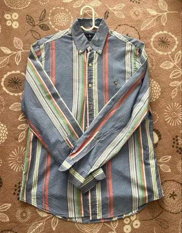 랄프 로렌 스트라이프 긴팔 셔츠 4장 세트