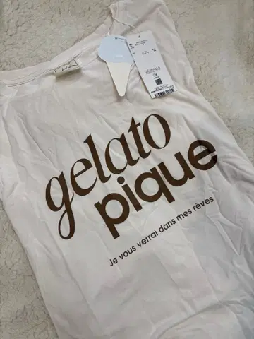 gelato pique 로고 프린트 롱 원피스 F 사이즈