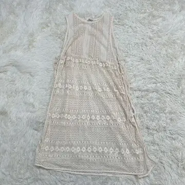 Samansa Mos2 사만사 모스모스 레이스 슬리브리스 롱 원피스