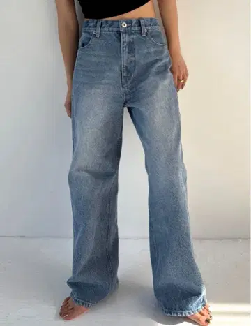 efu VINTAGE LOOSE STRAIGHT DENIM S 사이즈
