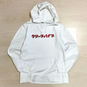 크리프하이프 늦가을의 활기찬 로고 후드티 M 사이즈