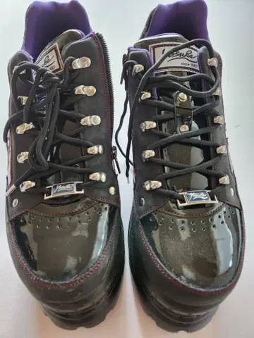 요스케 YOSUKE 통굽 스니커즈 (블랙콤비)