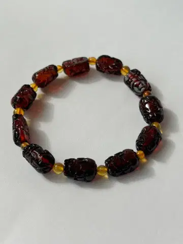 앰버 조각 (비휴) 팔찌