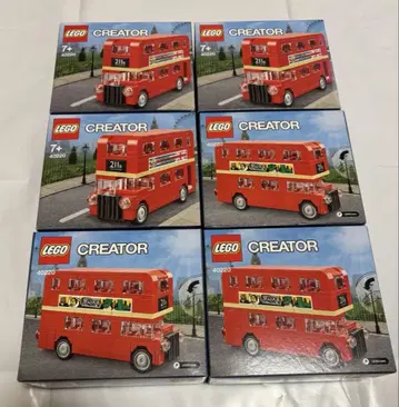 LEGO 40220 크리에이터 빨간색 버스 6개 세트