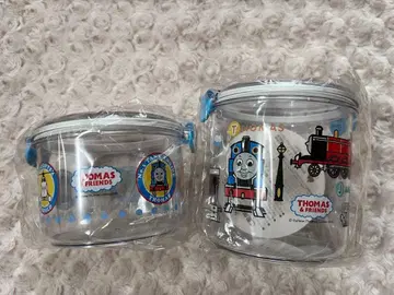 기관차 토마스 밀폐 용기 2개 세트