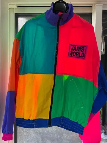 JAMS WORLD 멀티 컬러 나일론 자켓