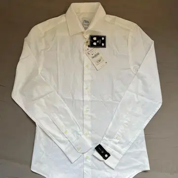 새상품 ZARA MAN 최고급 프리미엄 슬림핏 화이트 셔츠 남성용