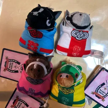 서러브레드 컬렉션 부적 마스코트 4개 세트