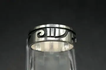 새상품급 16호 호피족 파도 구름 모티브 반지